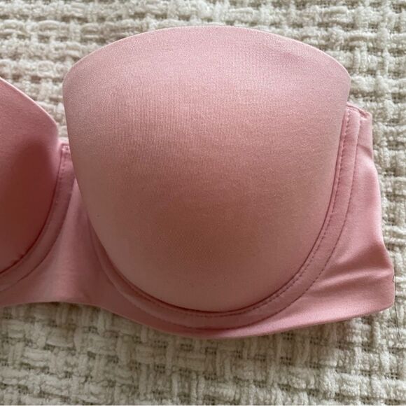 Aerie blush pink Sunnie strapless bra 32C - Picture 4 of 6